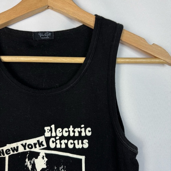 John Galt Black Electric Circus Graphic Tank Top S - Picture 6 of 7